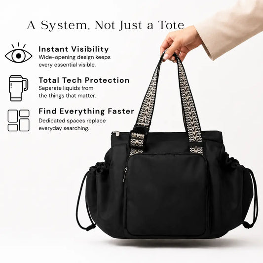 ALNIZA™ Totepack | Everyday Bag with Built-In Organisation