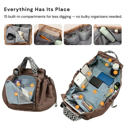 ALNIZA™ Totepack | Everyday Bag with Built-In Organisation