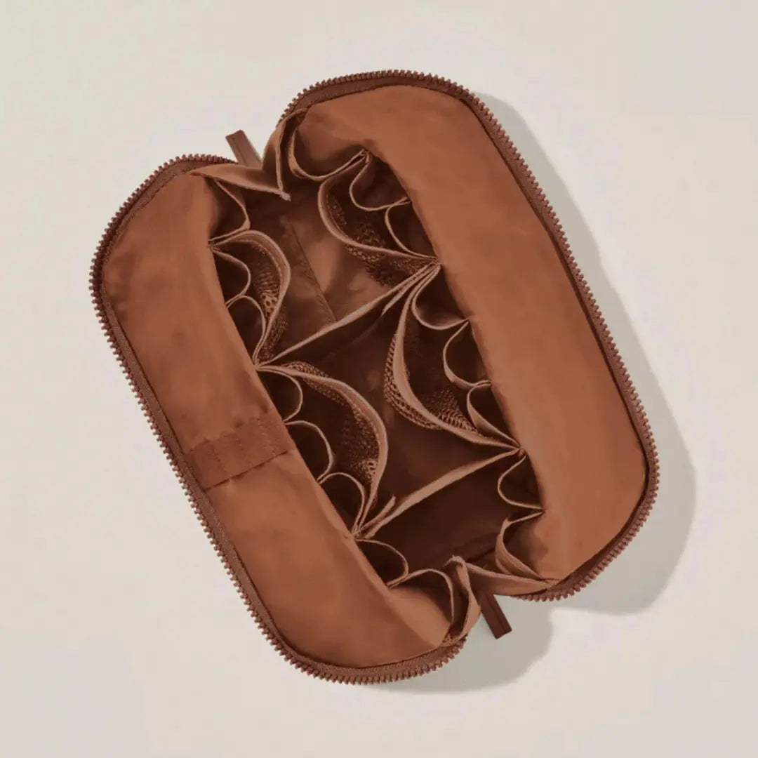ALNIZA™ VanityFold | Stand-Up Travel Makeup Organiser