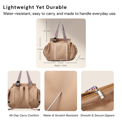 ALNIZA™ Totepack | Everyday Bag with Built-In Organisation