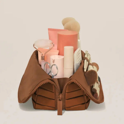 ALNIZA™ VanityFold | Stand-Up Travel Makeup Organiser
