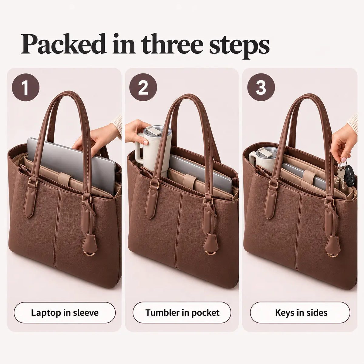 ALNIZA™ Sidekick | Organised Laptop Tote